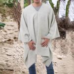 poncho masculin moderne
