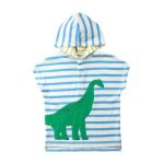 Poncho de Bain Bébé à Rayures