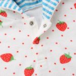 Poncho enfant motif Fraise