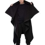 poncho longues manches homme