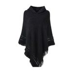 poncho femme hiver capuche