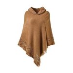 poncho chaud hiver femme