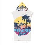 poncho surf adulte été en bambou