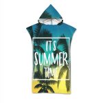 Poncho ultra absorbant pour le surf