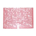 élégant poncho fleuri