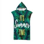 poncho microfibres chaud plage