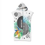 poncho pour surfeur avec capuche intégrée