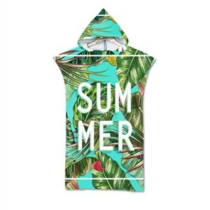 Poncho summer capuche plage