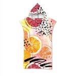 poncho colore capuche plage