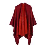 tendance poncho cape coton