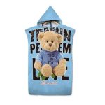 poncho coton chaud plage