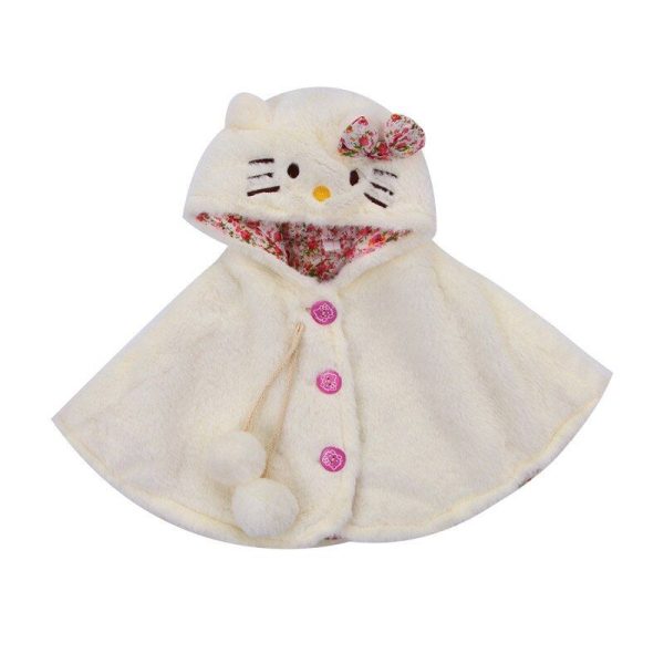 poncho bébé Hello Kitty en coton
