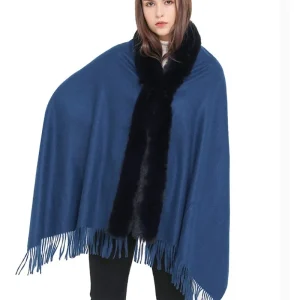 Poncho cape cape écharpe 2-en-1